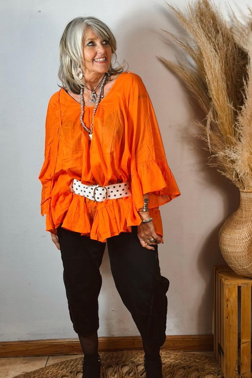 Yana Top Orange