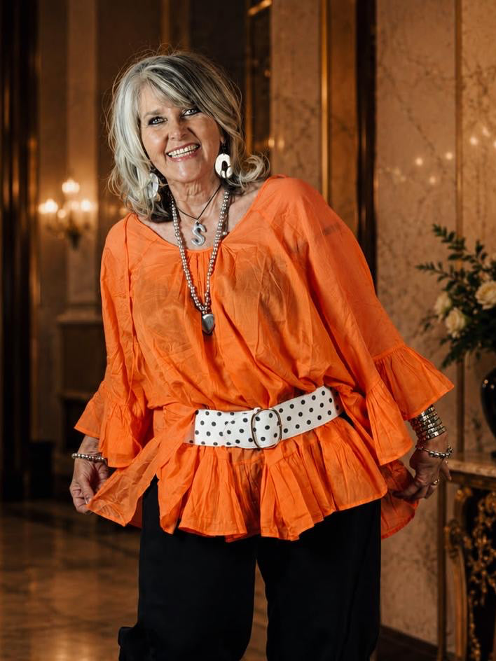 Yana Top Orange