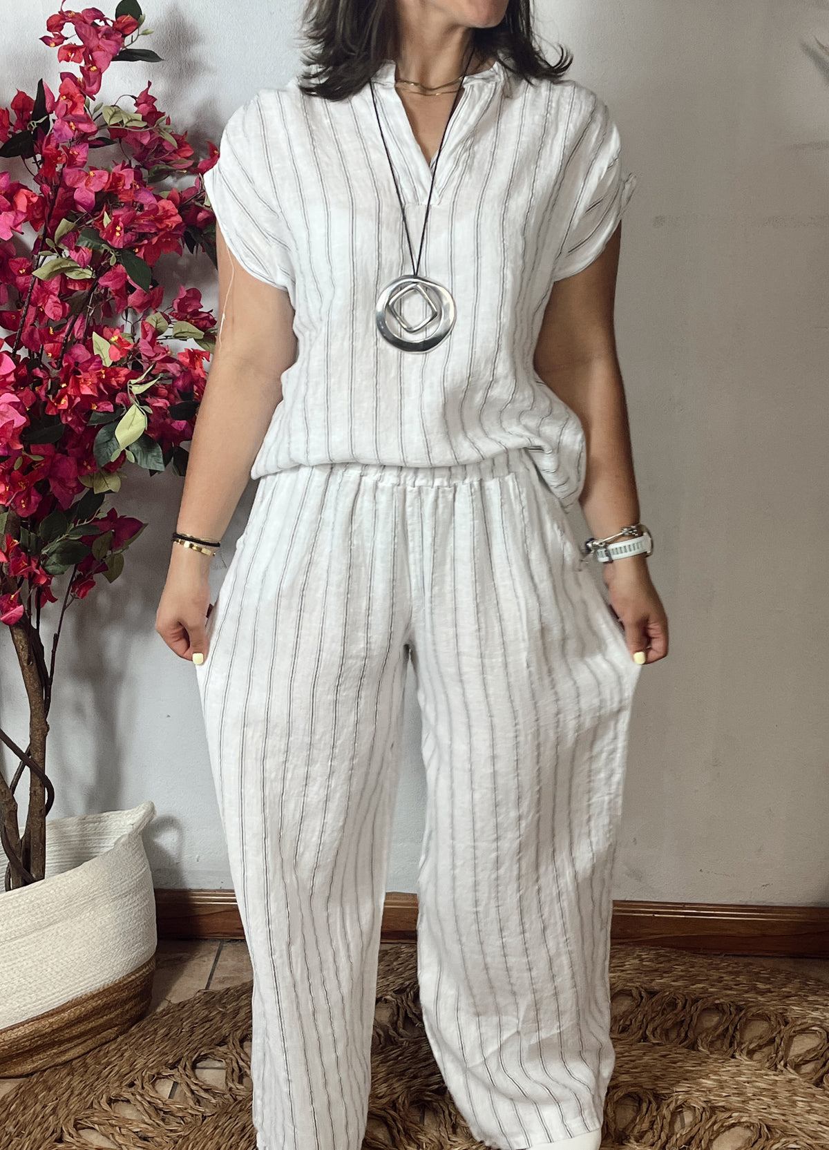 Zinnia Pants White