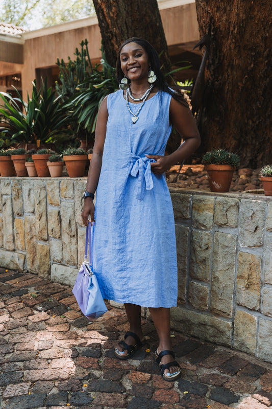 Belle Linen Dress