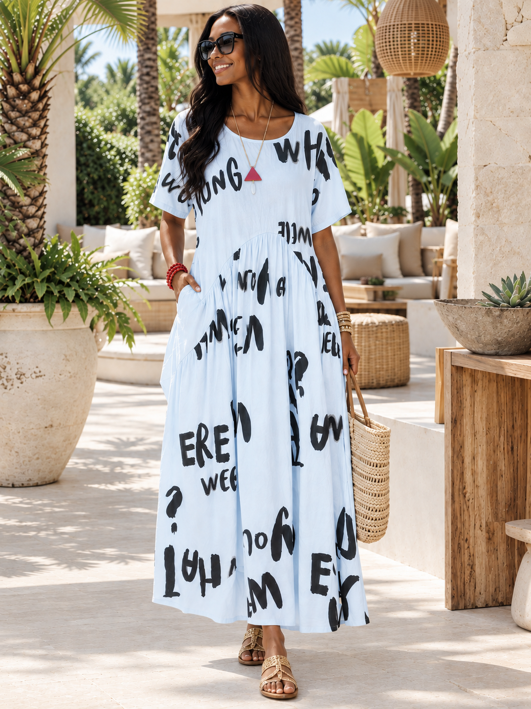 Anna Dress Light Blue