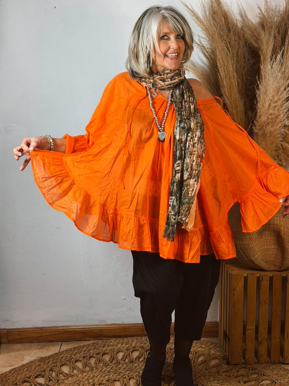 Yana Top Orange