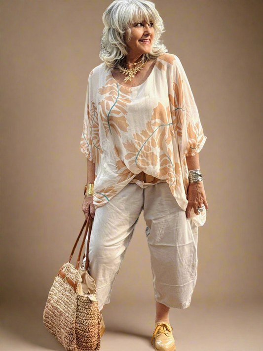 Camilla silk top