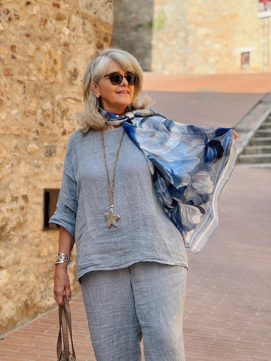 Lindy linen top