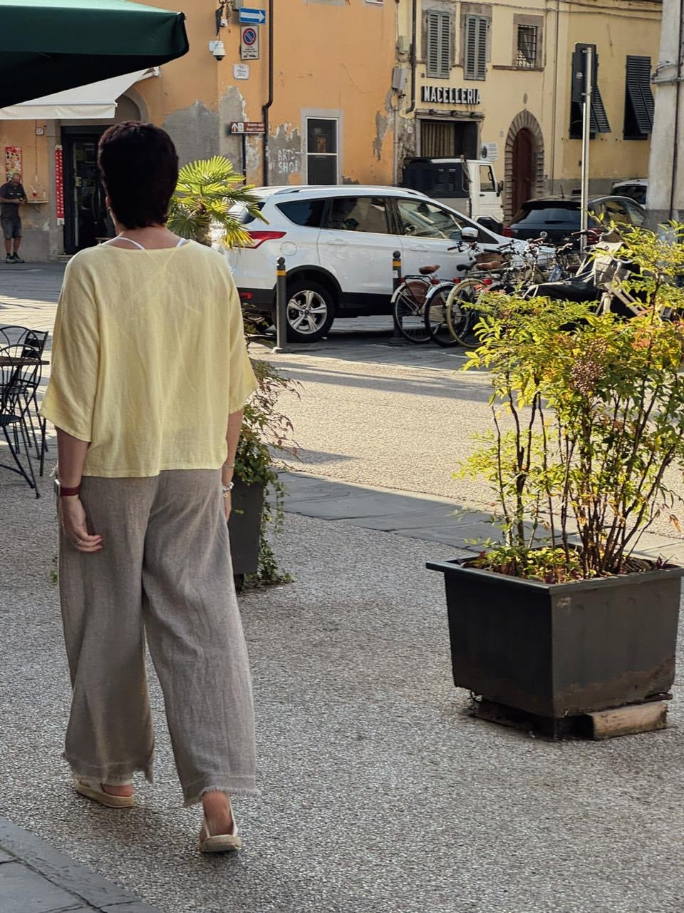 Wendy linen top