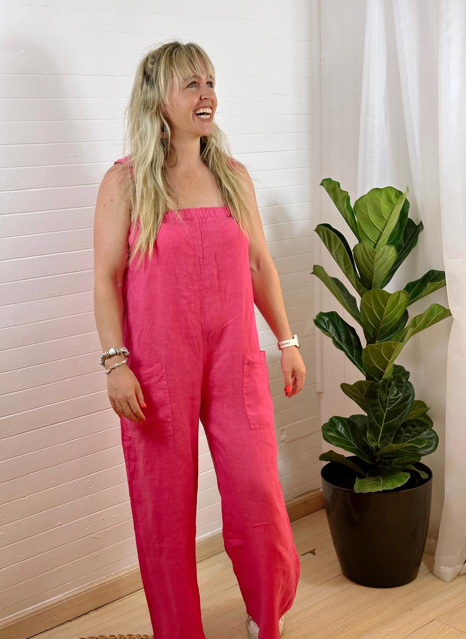 Thea linen jumpsuit