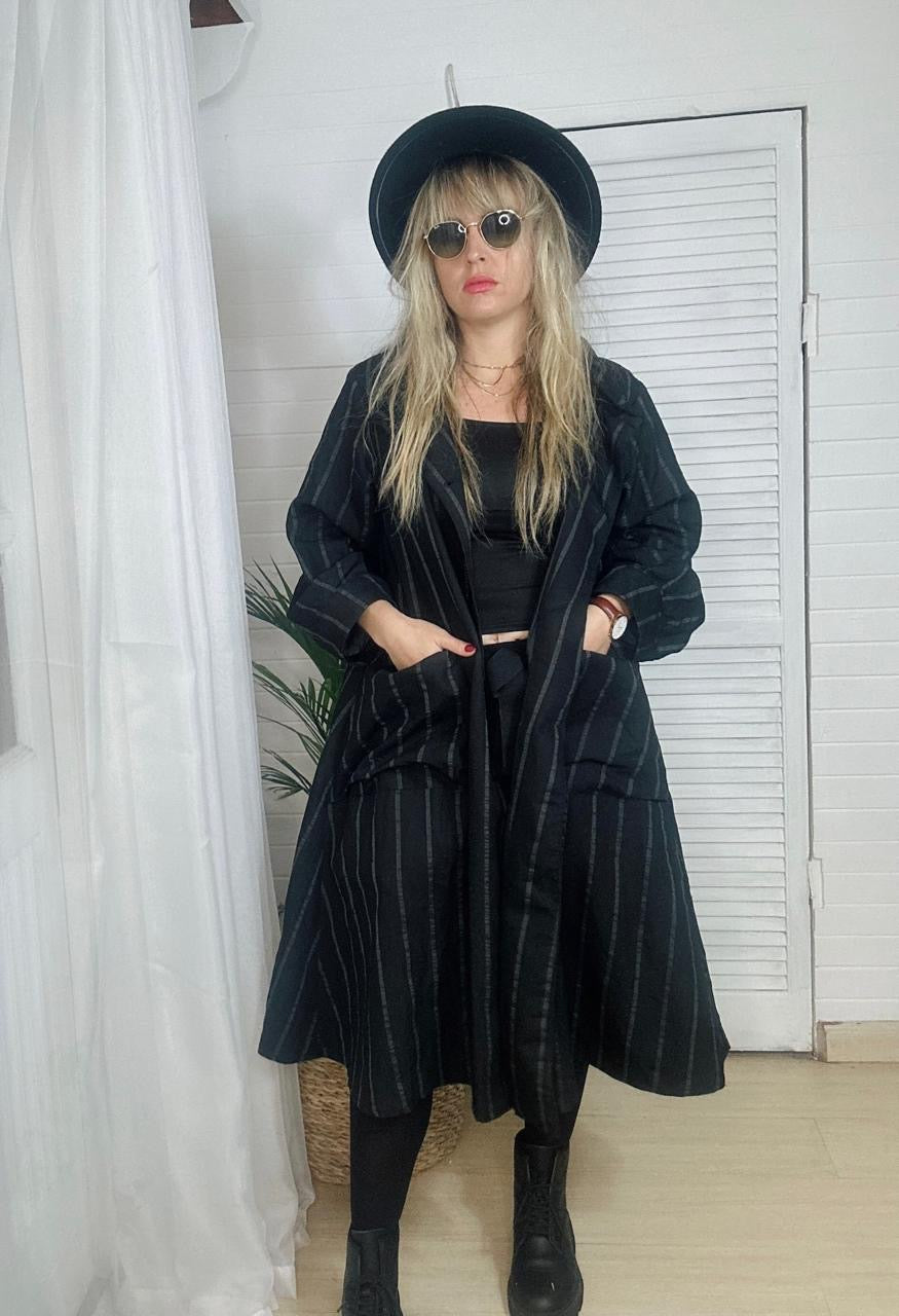 Exclusive Stripe Coat