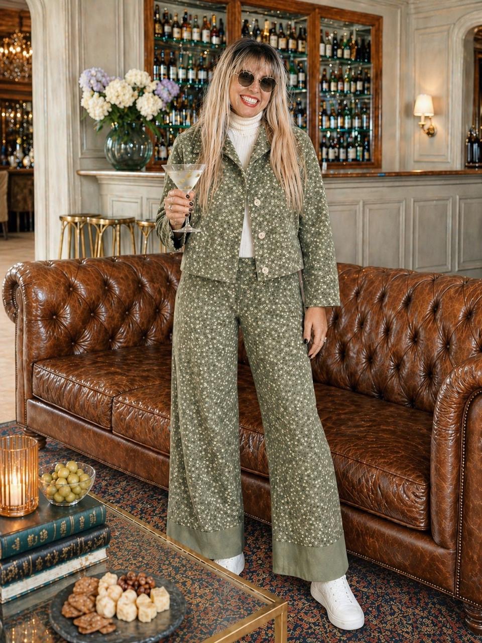 Daisy Pants Olive