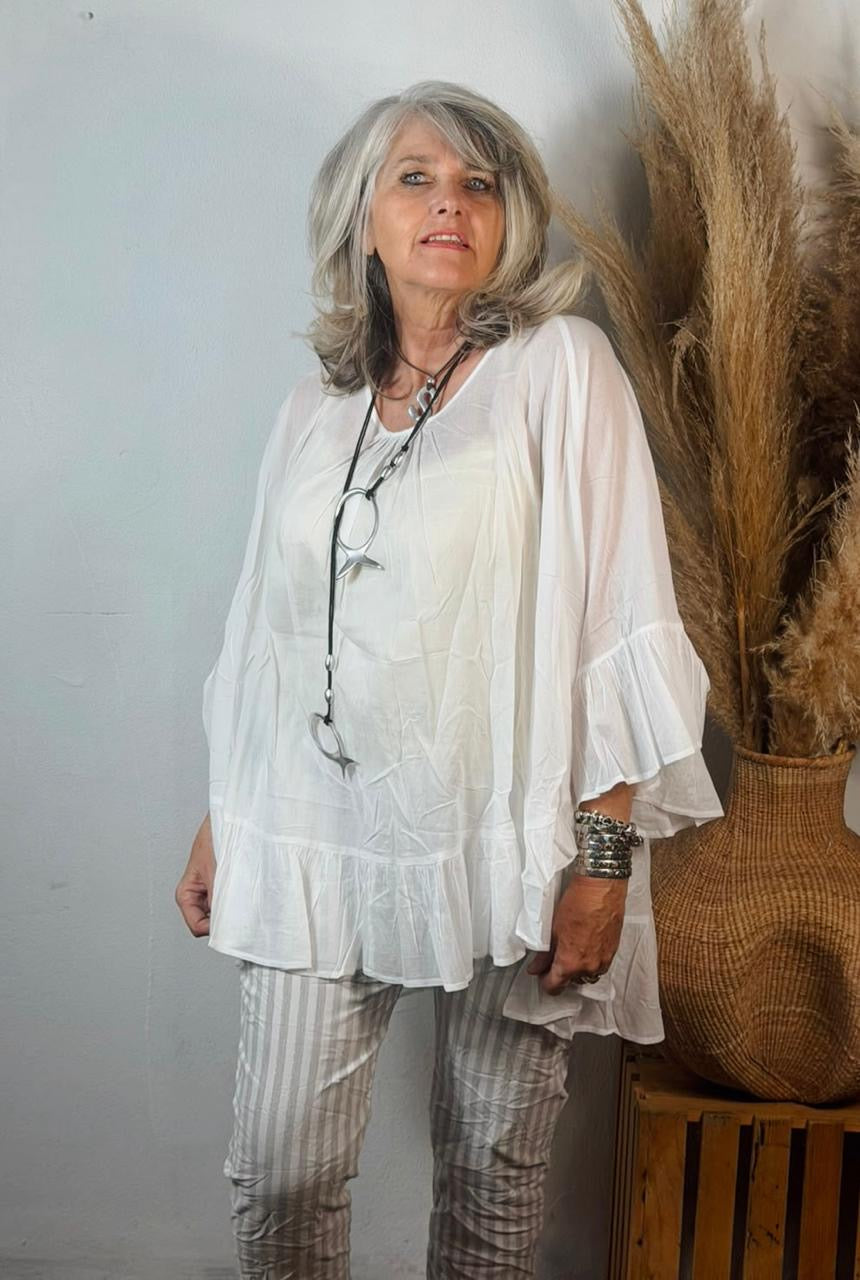 Yana Top White
