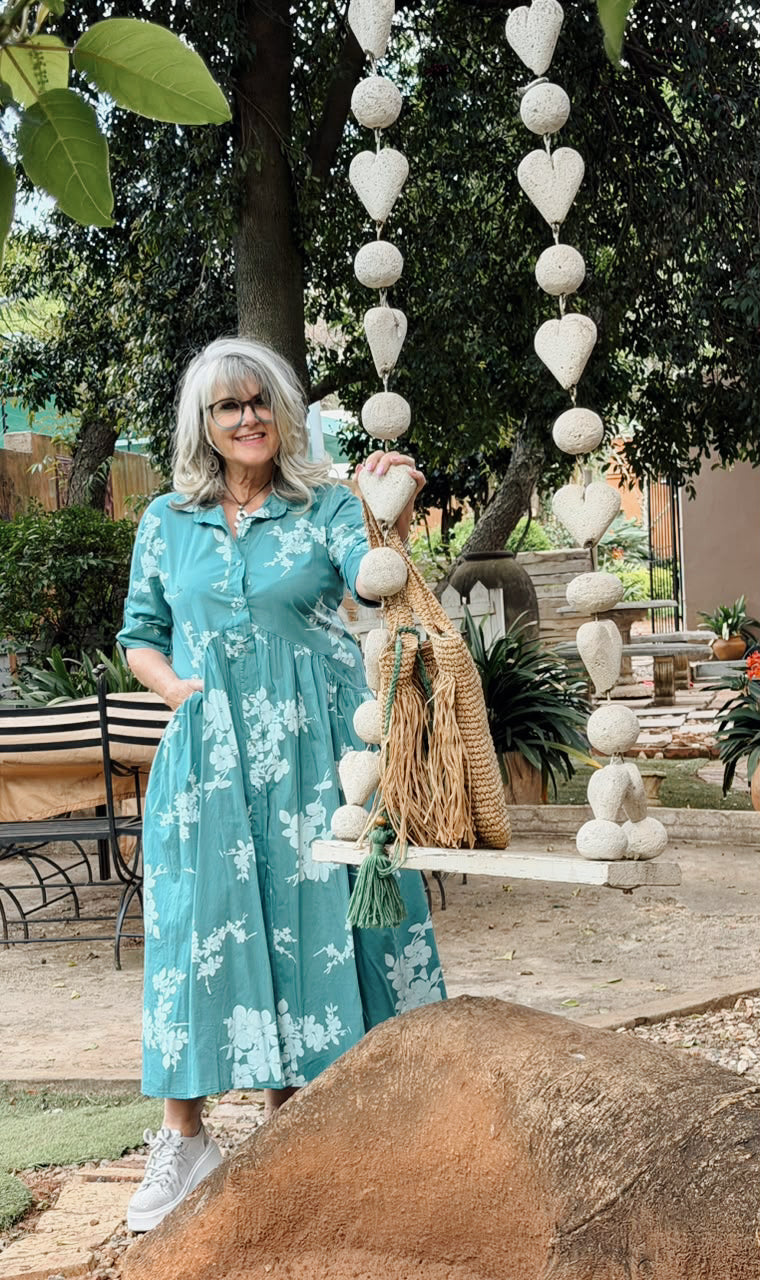 Magnolia Dress Teal