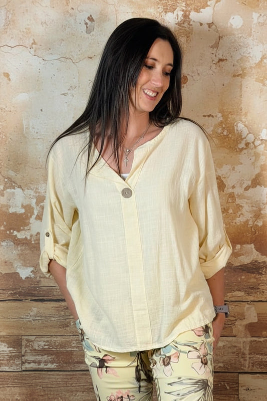 Callie Top Yellow
