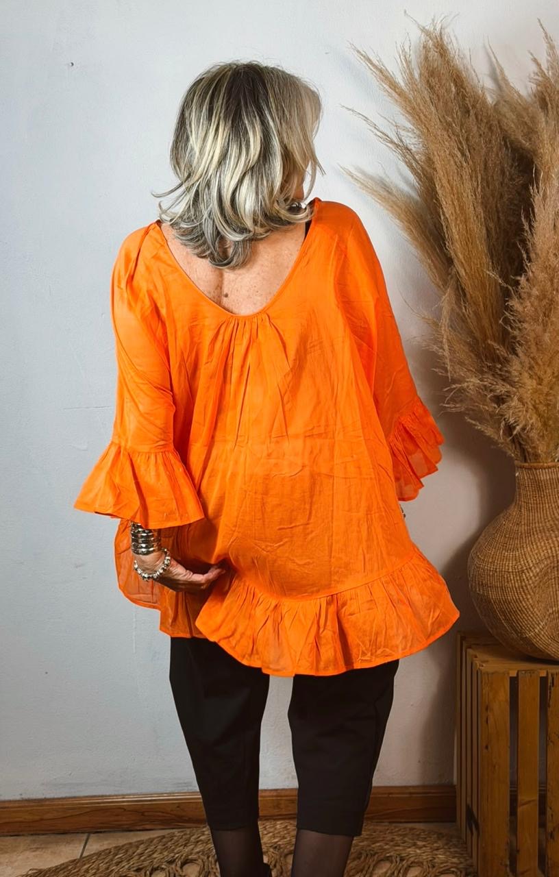 Yana Top Orange