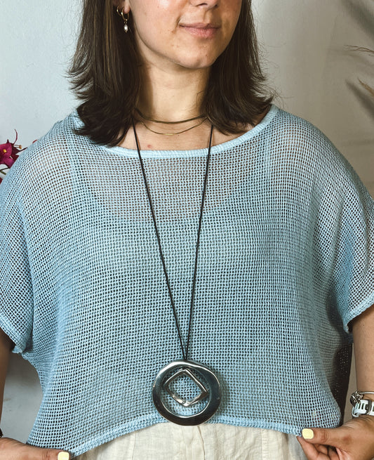 Mattie Top Blue