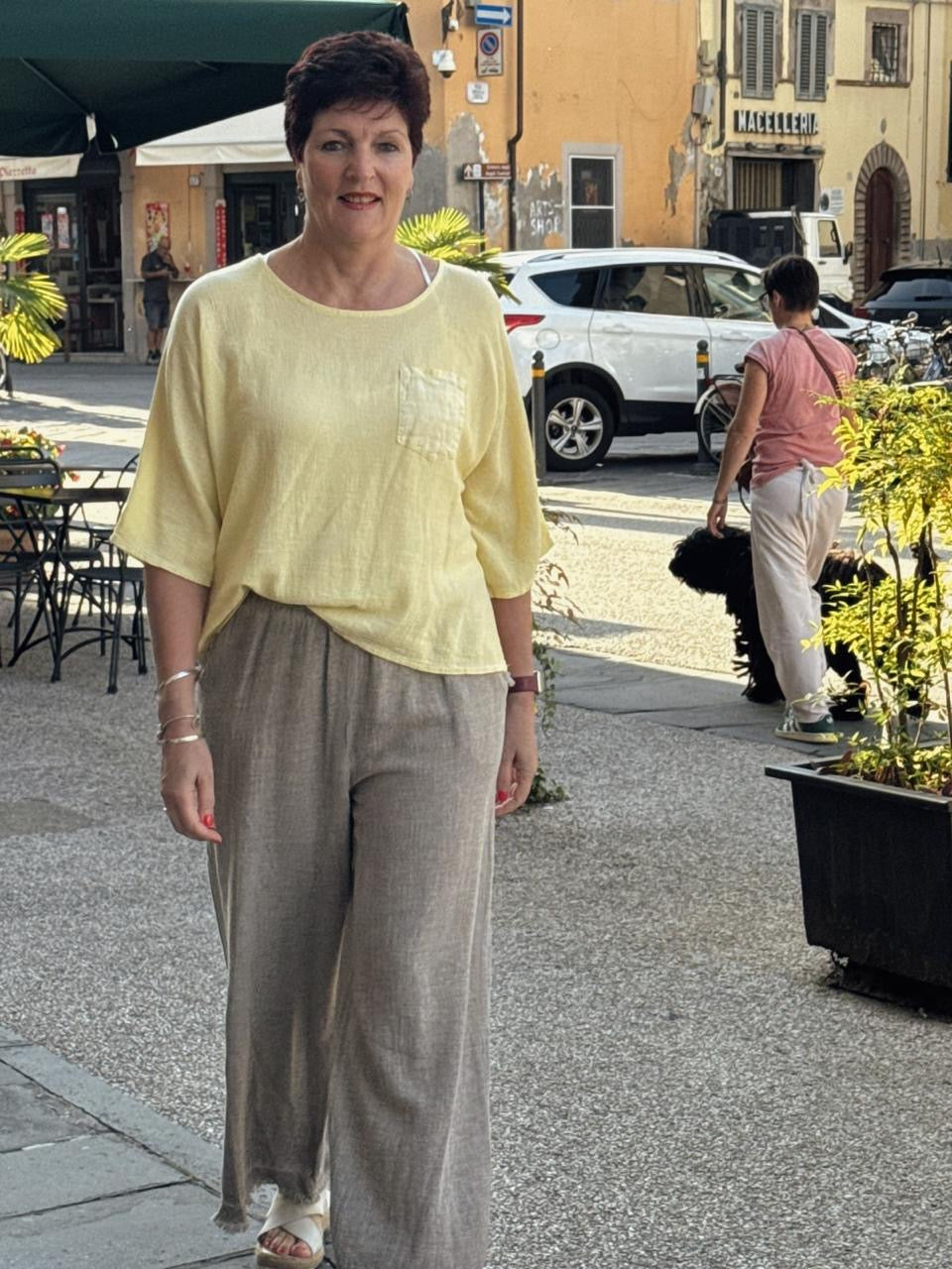 Wendy linen top