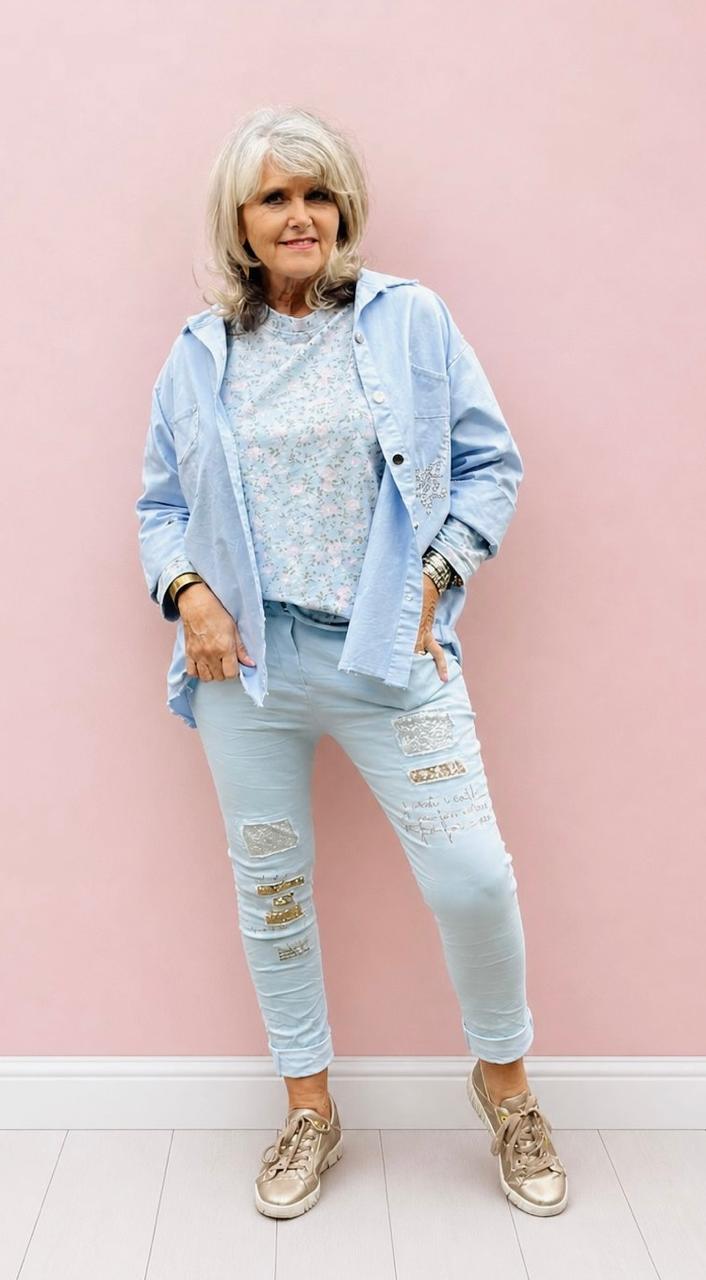 Blossom Top Blue