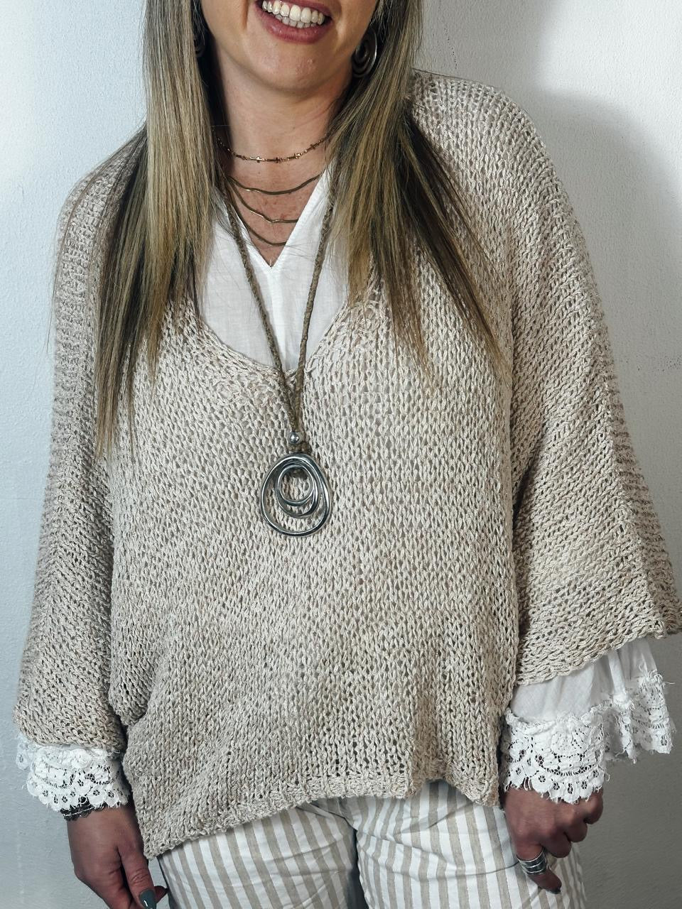 Kaia Jersey Beige