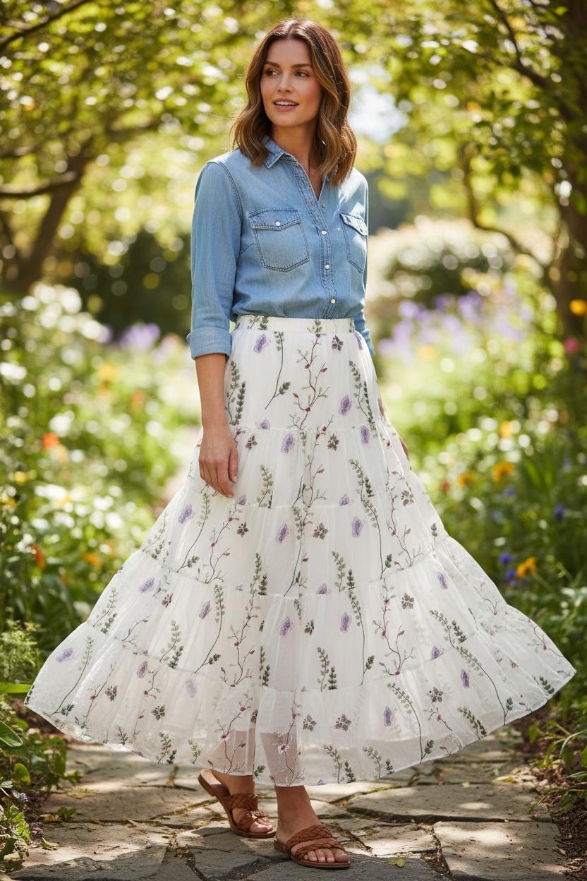 Floral Skirt
