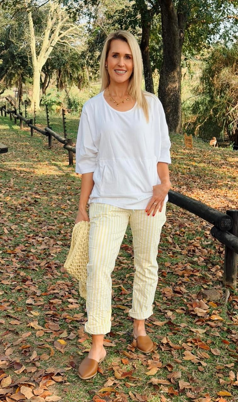 Yutika Top White