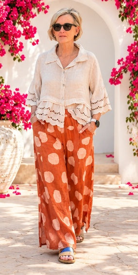 Polka Pants Rust
