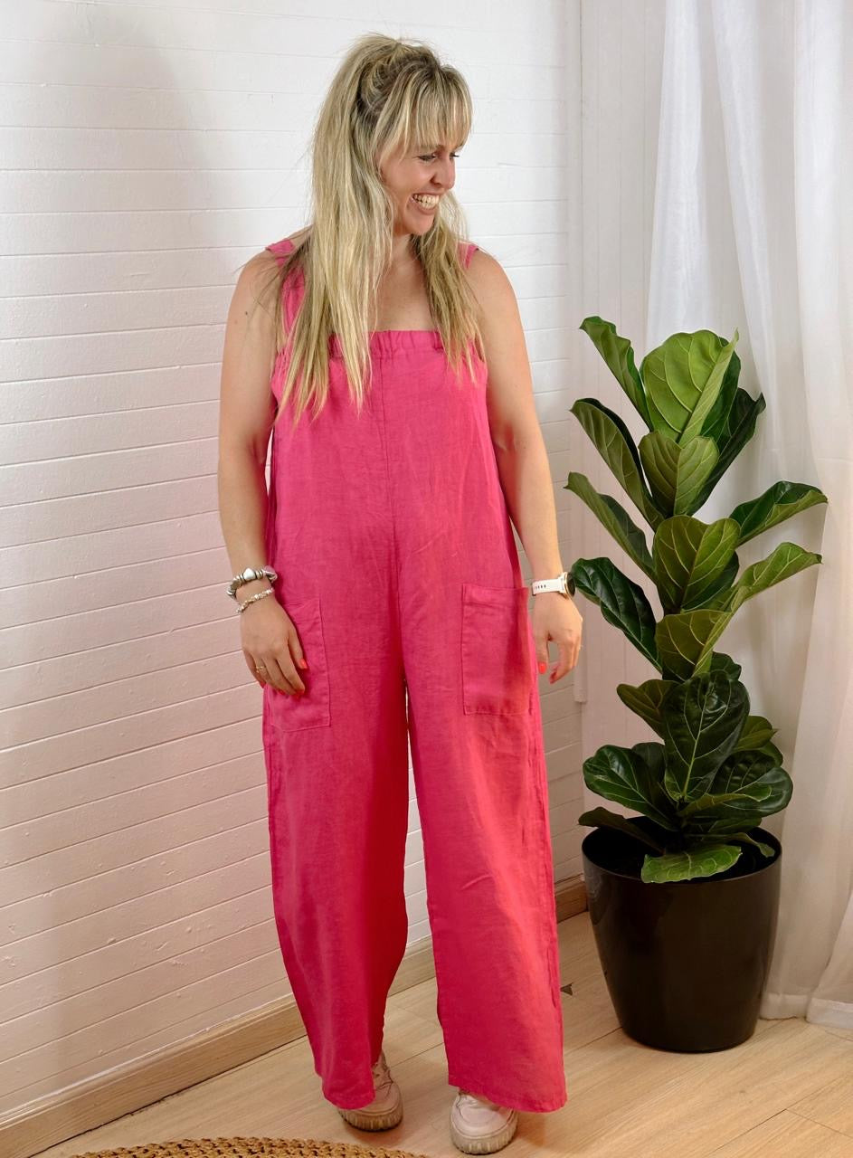 Thea linen jumpsuit