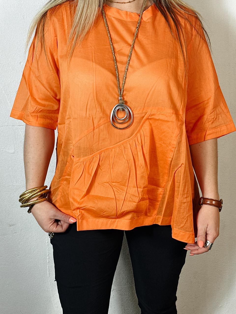 Yashvee Top Orange