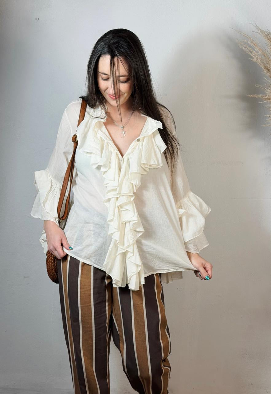 Zarin Top Beige