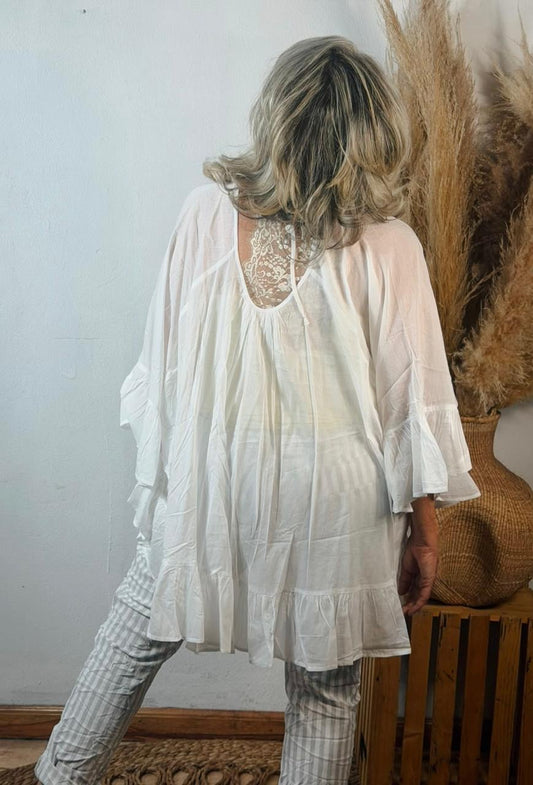 Yana Top White