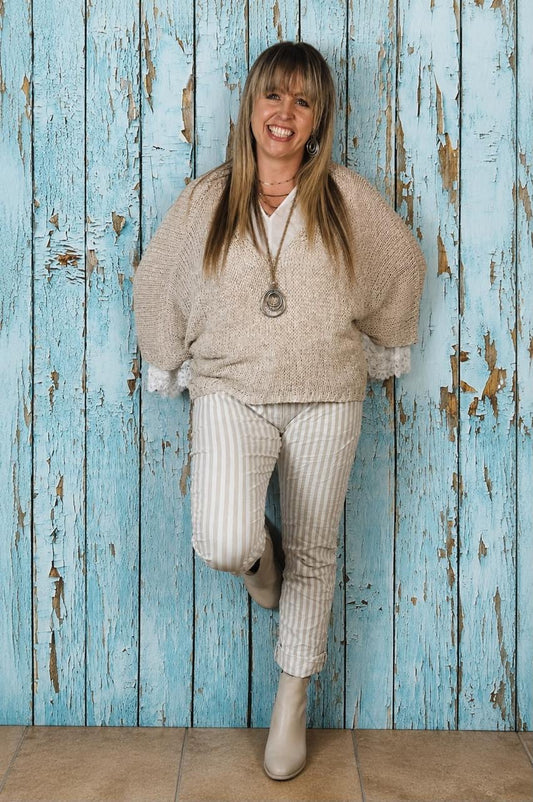 Kaia Jersey Beige