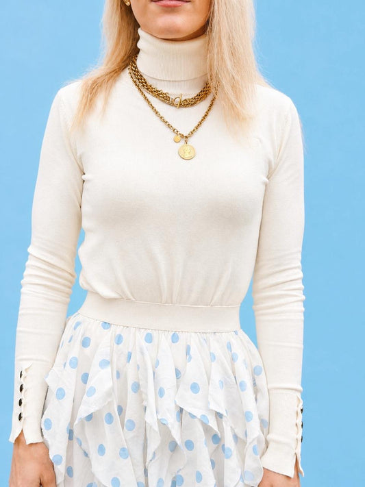 Millie Poloneck Beige