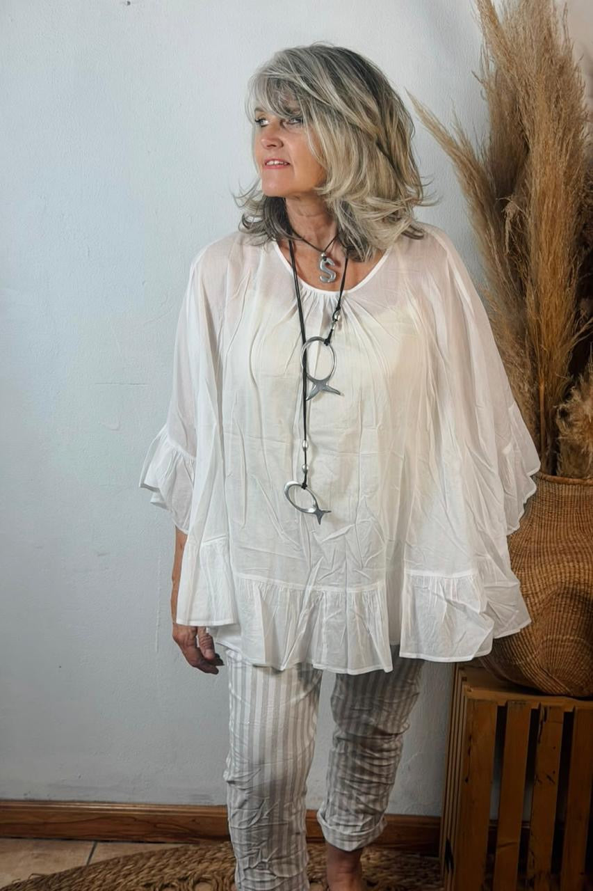 Yana Top White