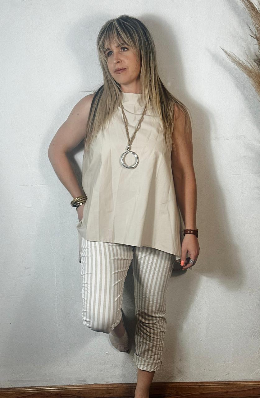 Tisha Exclusive Top Beige