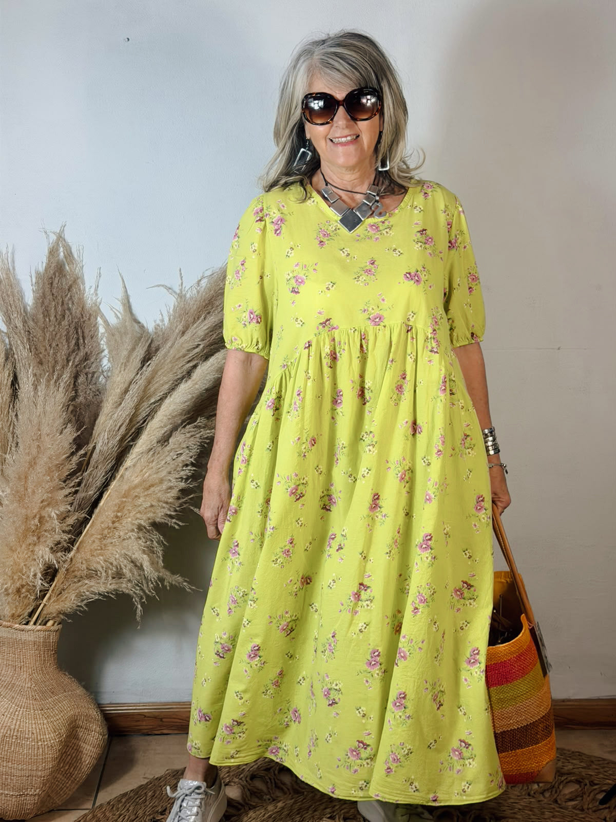 Primrose Dress Green