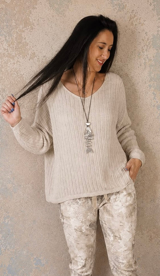 Brynne Top Beige