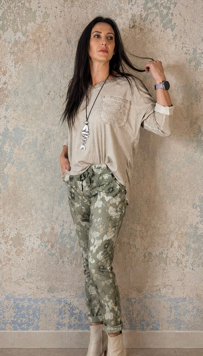 Zola Magic Pants  Olive