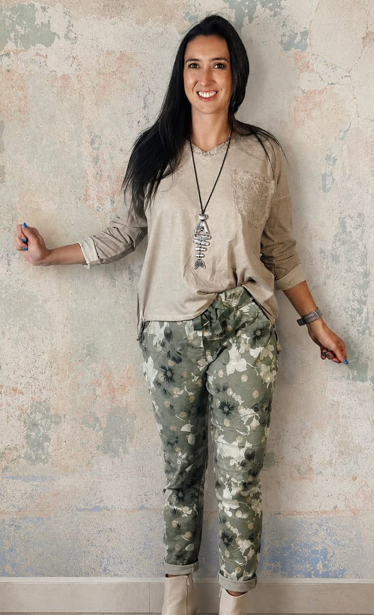 Zola Magic Pants  Olive