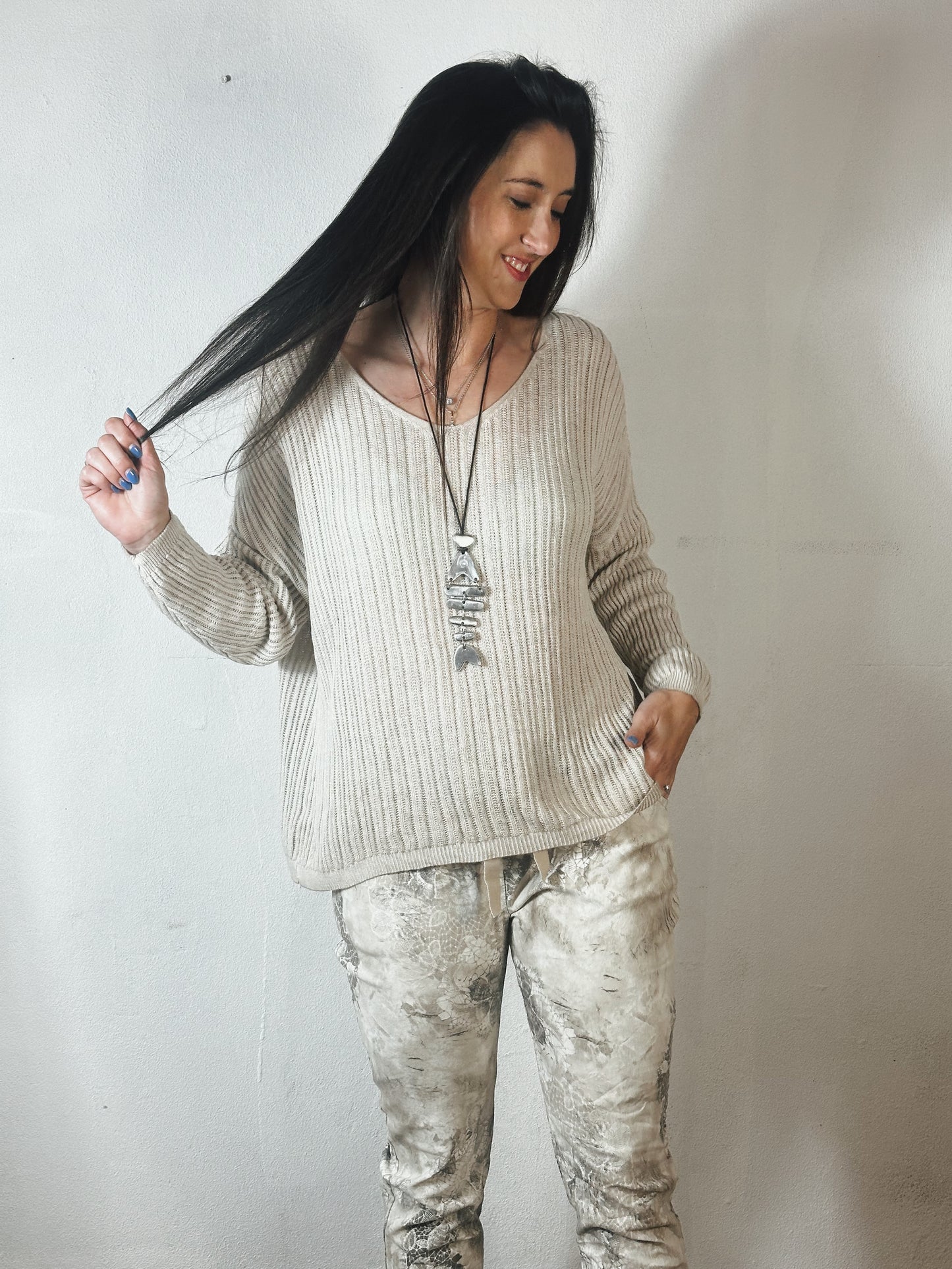 Brynne Top Beige