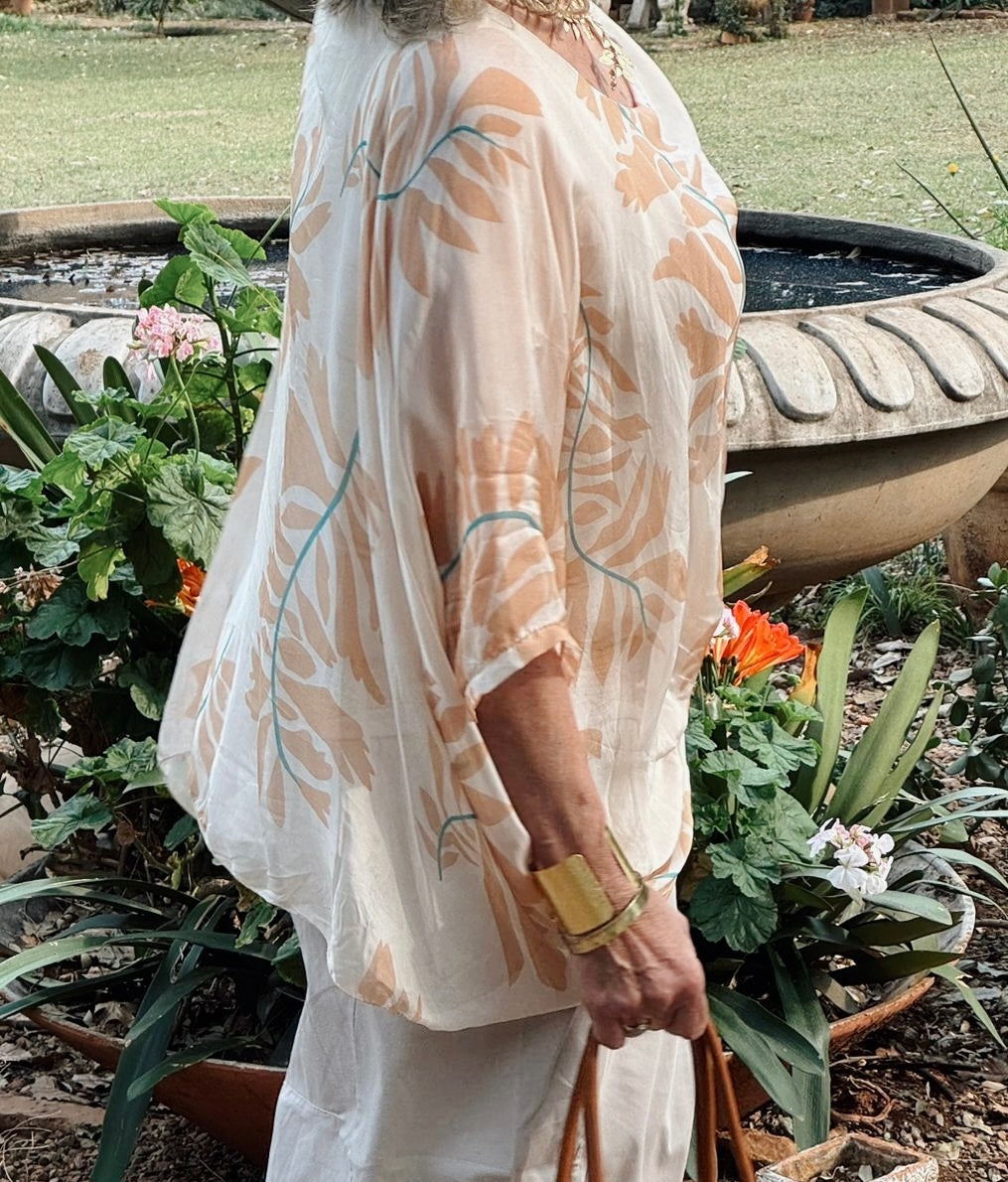 Camilla silk top