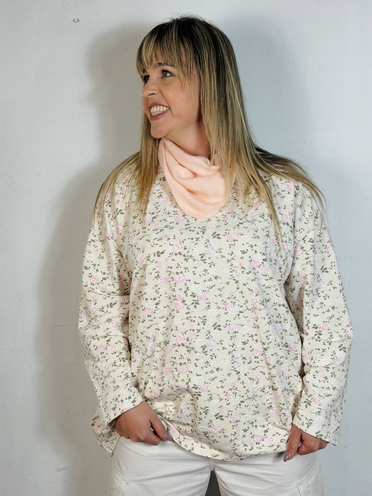 Blossom Top Beige