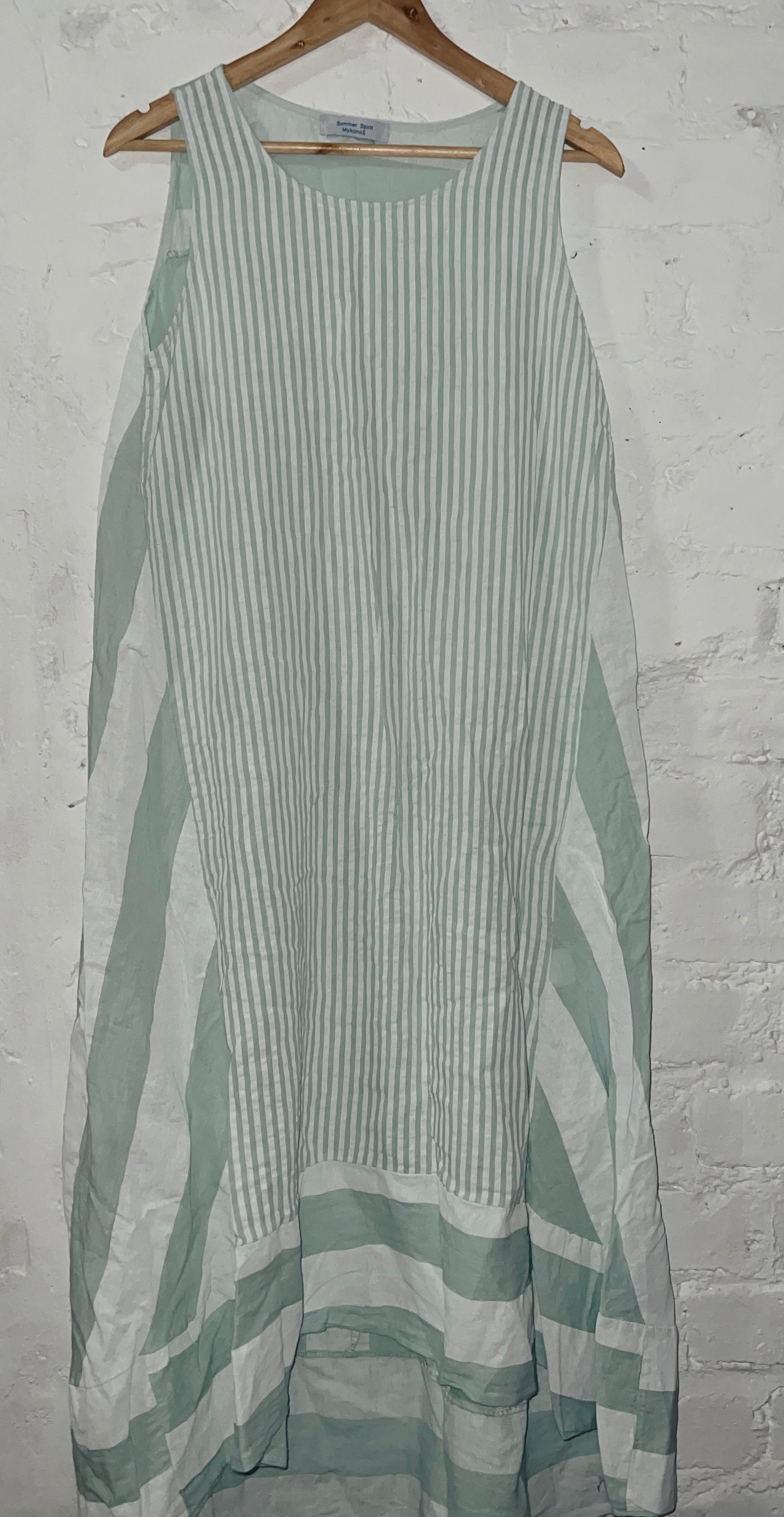 Stripe linen dress