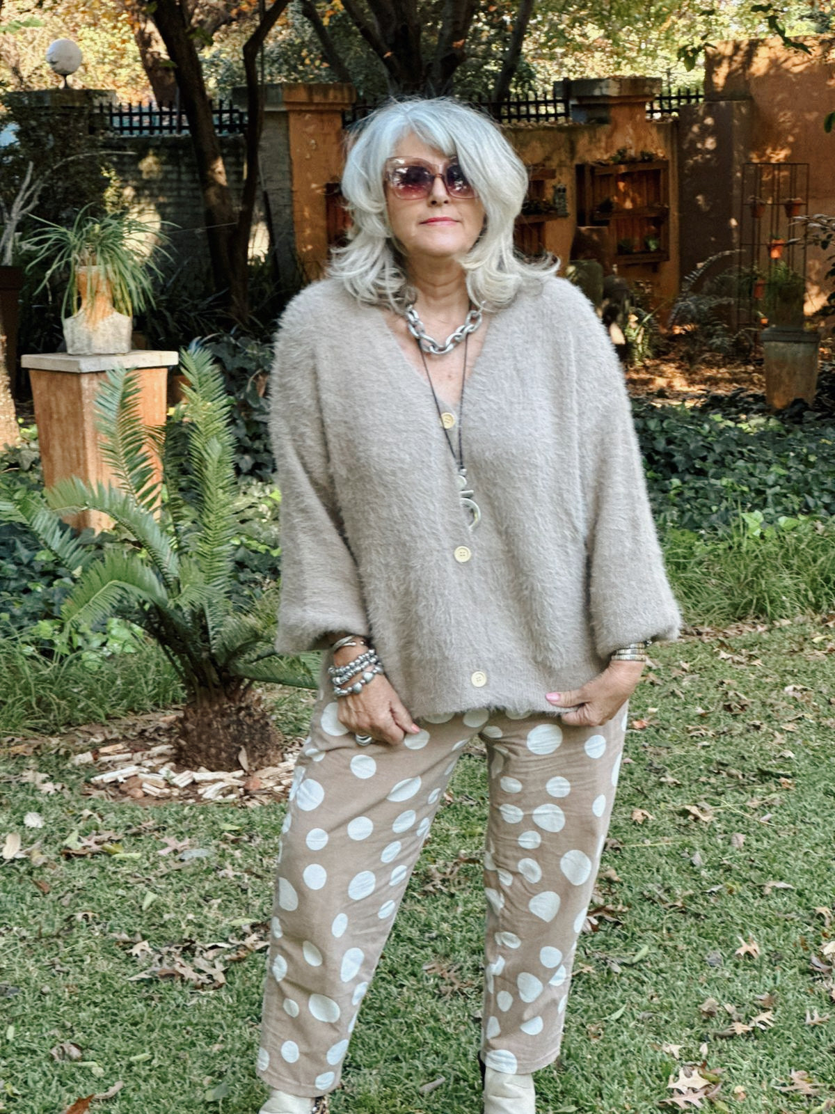 Beige cardigan