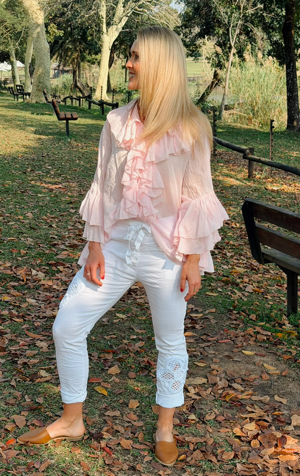Embroided Magic Pants