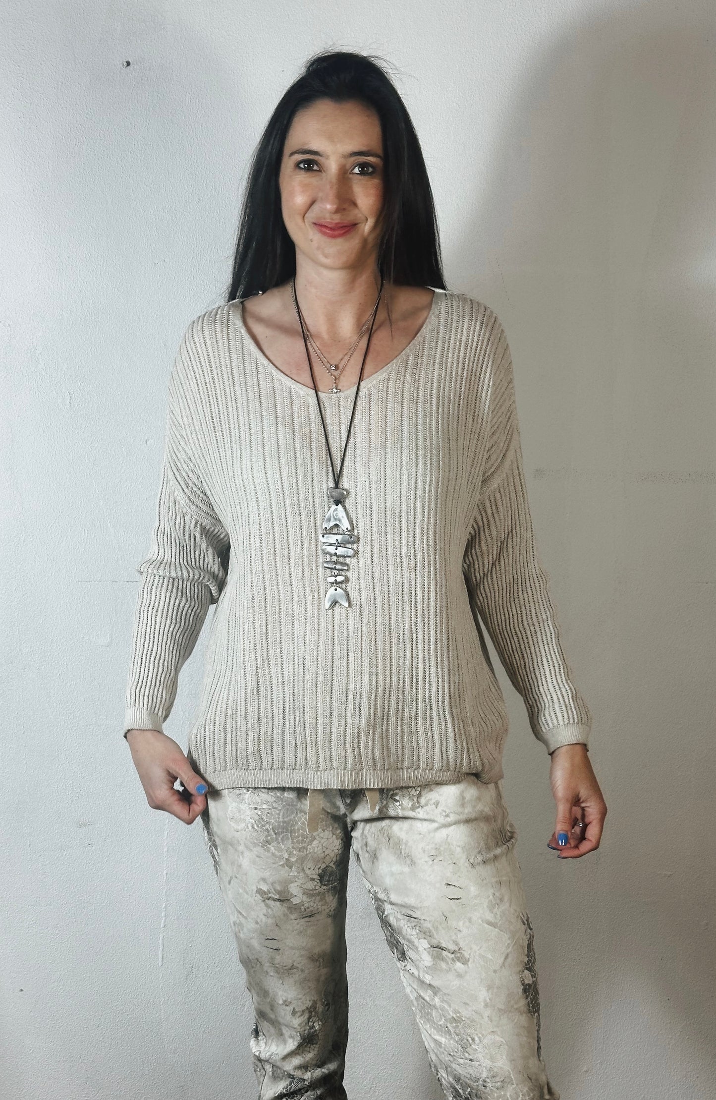 Brynne Top Beige