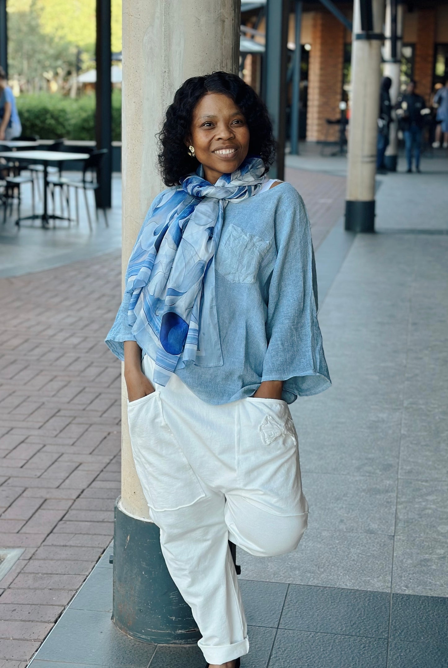 Wendy linen top