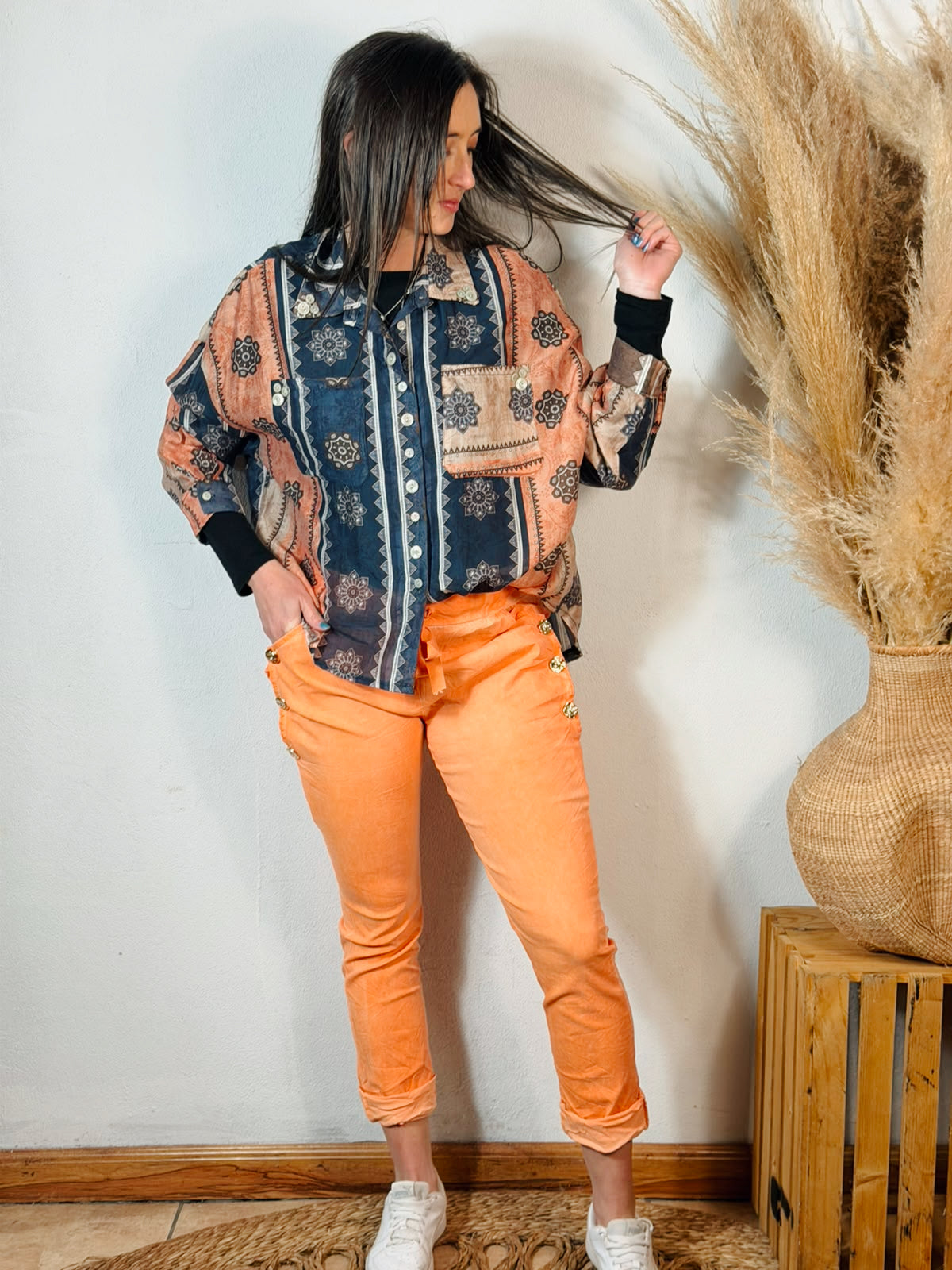 Evie Magic Pants Orange