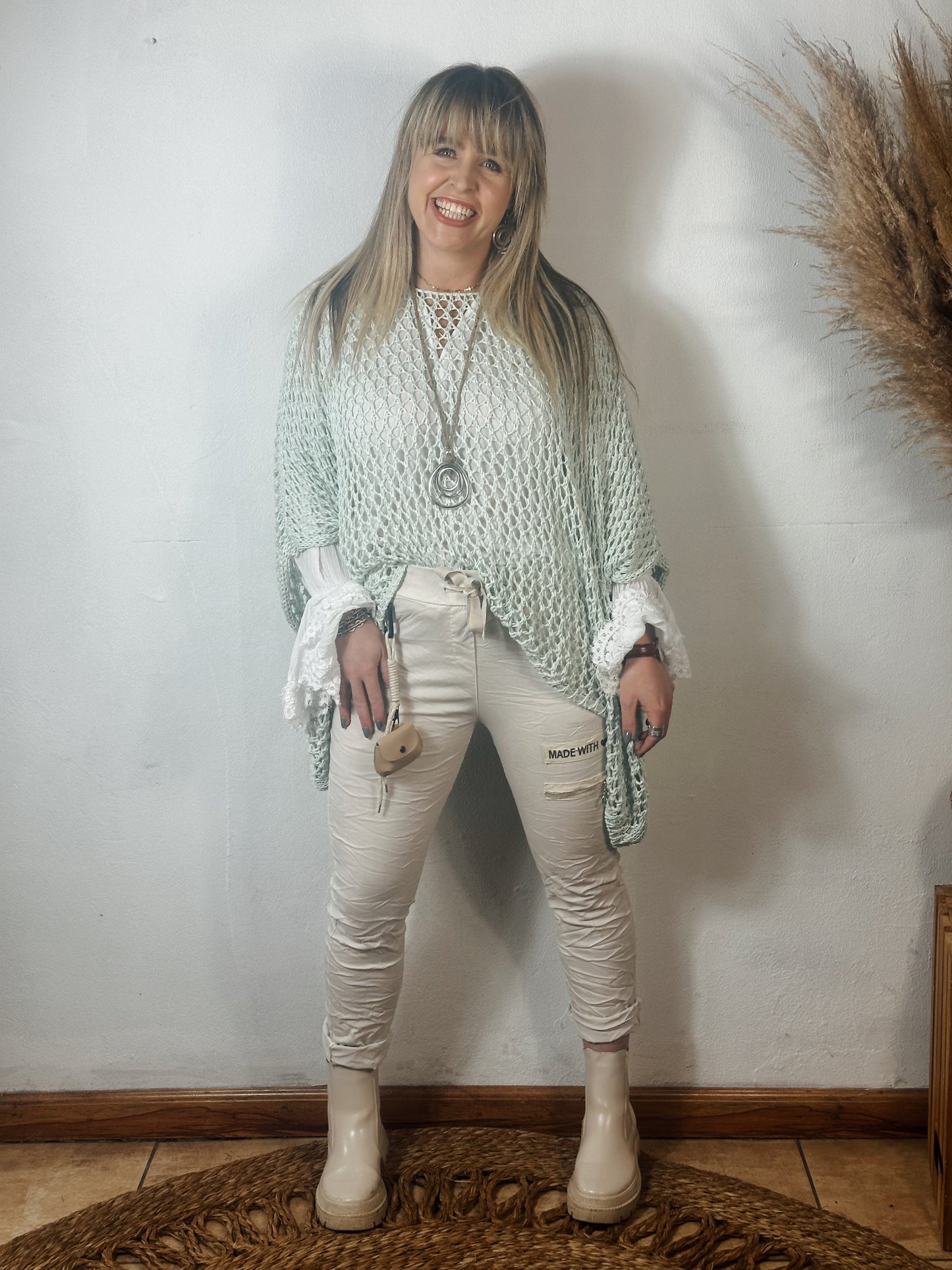 Donna Magic Pants Beige