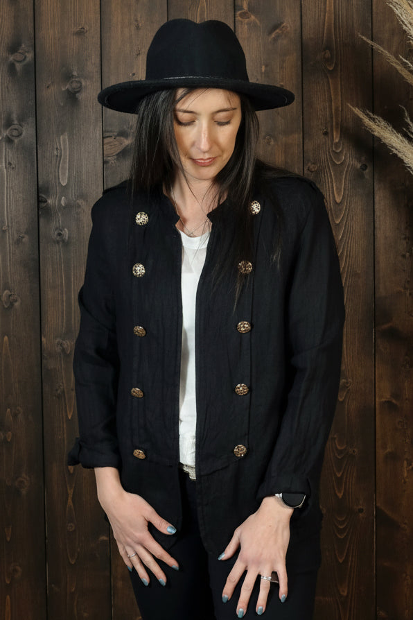 Vega Linen Over Black