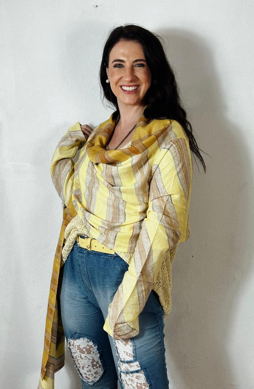 Scarf Top Yellow #2
