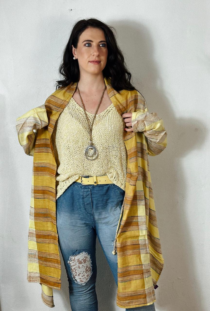 Scarf Top Yellow #2