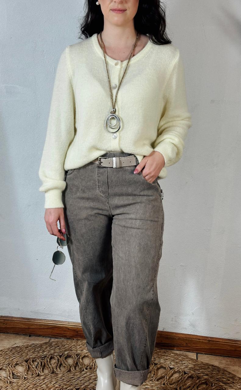 Zip Magic Pants Brown