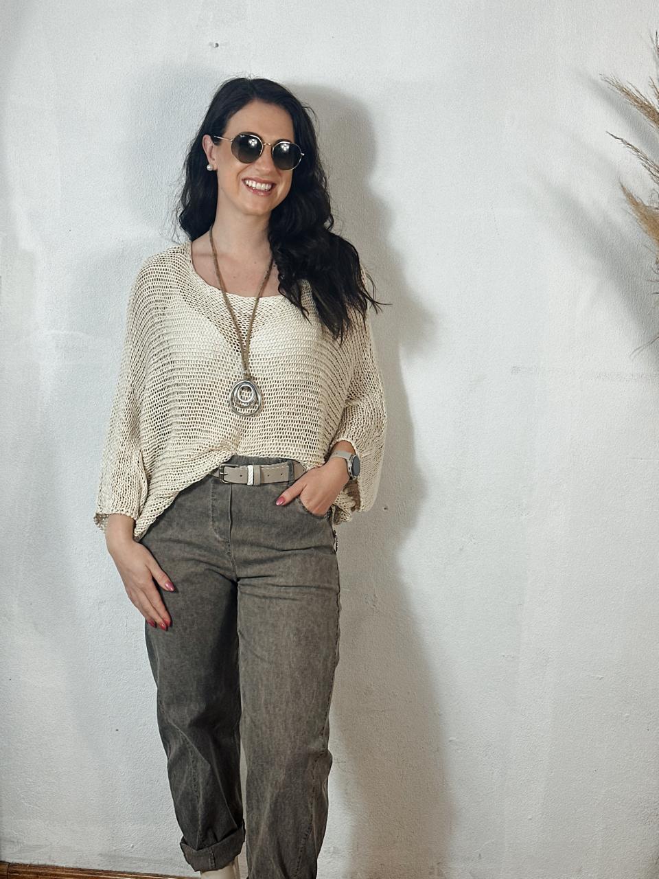 Zip Magic Pants Brown
